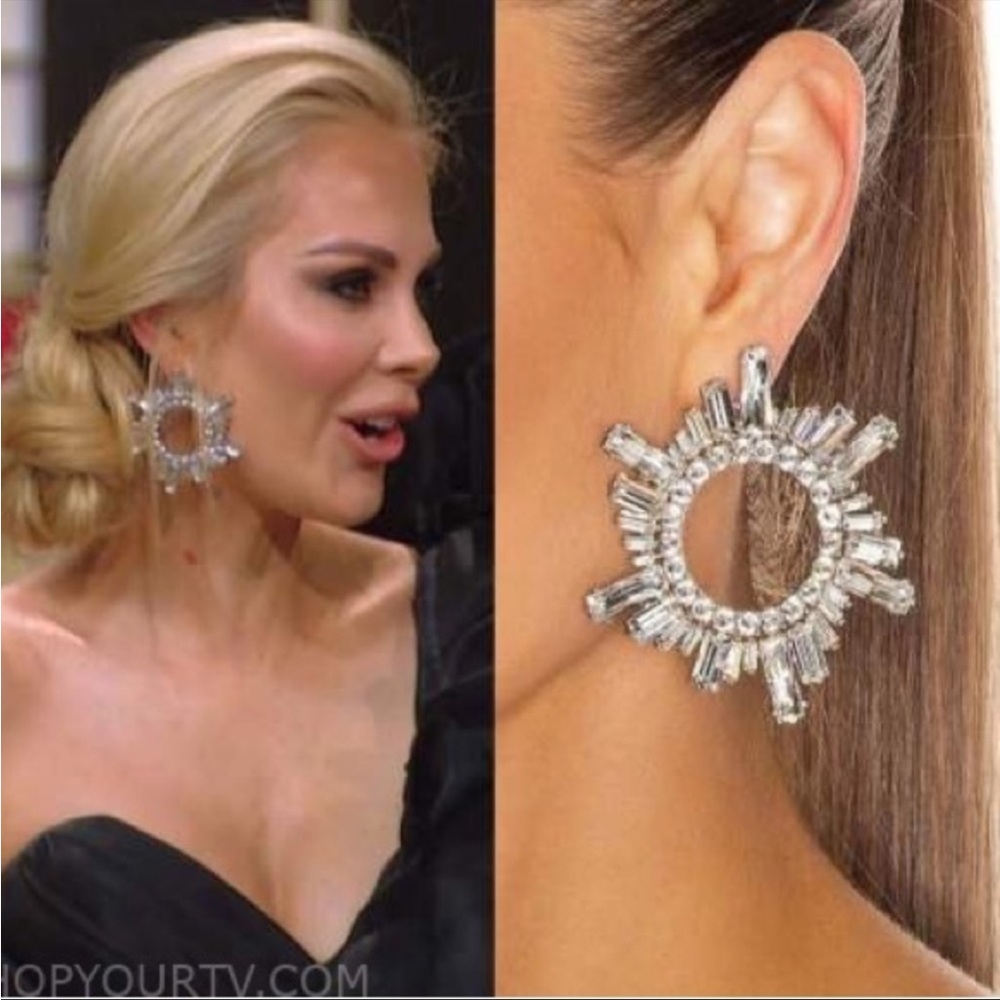 Large Statement earrings - Picture 7 of 8